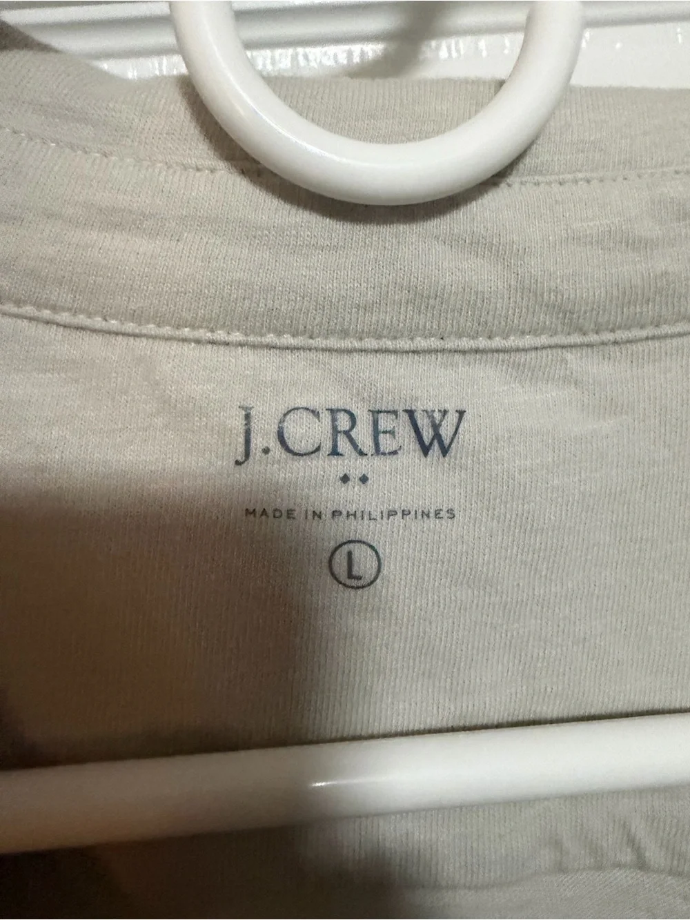 J. Crew Men’s Short Sleeve Button-Down Shirt in Light Tan